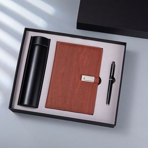 New Product Ideas 2024 Business Notebook Gift Set Custom Logo Promotional Product Items Advertising Umbrella Pen Notebook Gif - Product Image 4