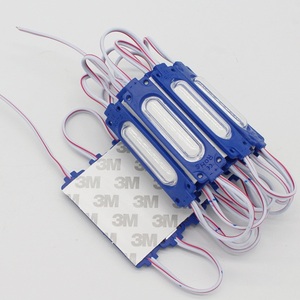 Mavi işık DC 12V 24V LED modülü 2W enjeksiyon PVC IP65 şeffaf Lens 12V arka ışık 7019mm 1 reklam kutusu LED modülü COB - Product Image 3
