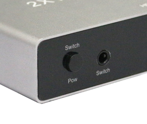 4K HDMI KVM Switch 2 en 1 salida 4K60Hz HDMI USB KVM Switcher 2x1 para 2 PC Share Monitor Mouse Keyboard con controlador de escritorio - Product Image 6