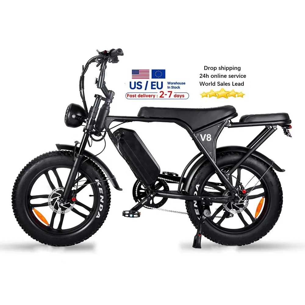 OUXI V8 3.0 ebike eu מחסן 2 מושבים אופניים חשמליים אופניים חשמליים אופניים חשמליים אופני שומן במלאי בריטניה