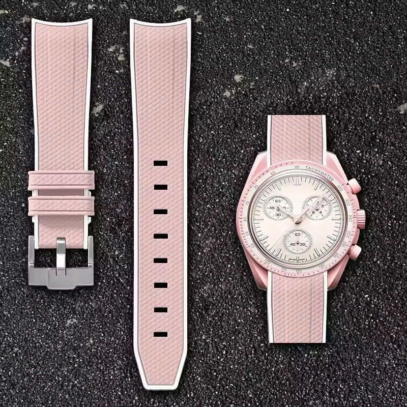 Rose blanc-argent