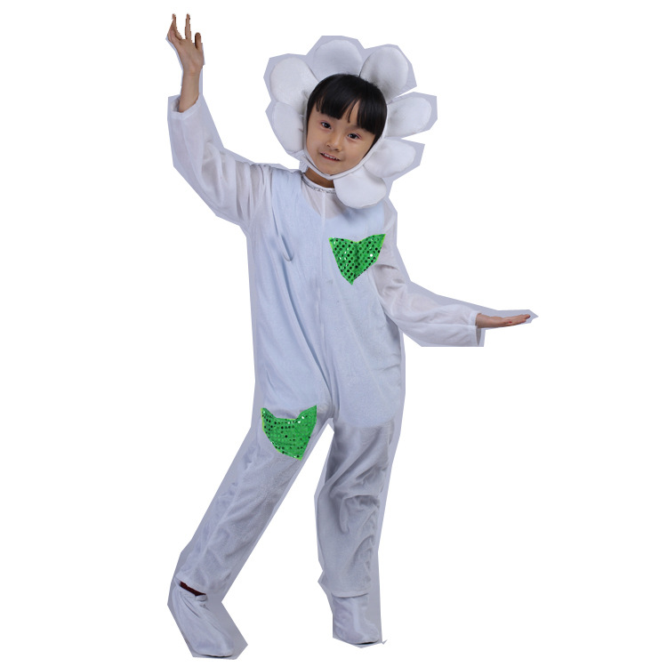 Top blanc à manches longues avec motif floral blanc assorti