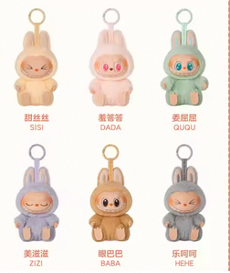 RongYue Popmart Labubu Labubu 2.0 PVC vinil yüz peluş kolye sürpriz özelliği ile ikinci nesil kör kutu sevimli şekil oyuncak - Product Image 5