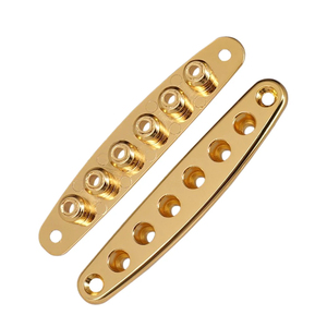 <strong>High</strong> <strong>Quality</strong> Gold <strong>String</strong> Thru Body Ferrule Plate <strong>String</strong> Ferrules Bushing Plate Guitar Bridge <strong>String</strong> Bushing for Guitar Parts - Product Image 1
