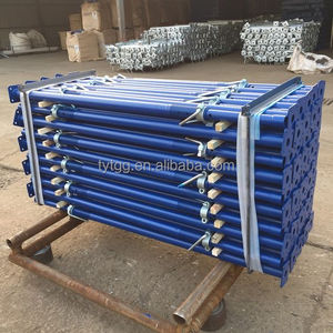 Andamio prop acero ajustable andamio material de construcción acero