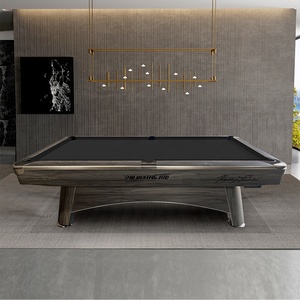Meşe demiryolu dokuz top spor ile sıcak satış amerikan bilardo masası 9ft kayrak bilardo masa - Product Image 4