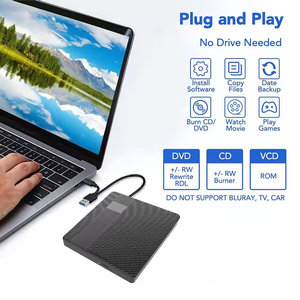 USB 3.0 &amp; Type-C Portable <strong>CD</strong>-<strong>ROM</strong> DVD +/-RW Player External <strong>CD</strong> DVD Burner Optical Drive for Laptop &amp; Desktop <strong>PC</strong> - Product Image 2