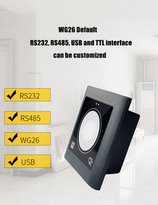 QR-Code-Lesegerät des Zugangs kontroll systems und ID-oder IC-Zugangs kontroll kartenleser mit USB-, TTL-, Wiegand RS232-Schnittstelle - Product Image 6