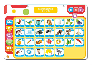 Máquina de aprendizaje para niños, juguete educativo en idioma árabe e inglés, almohadilla de lectura, máquina de aprendizaje de tableta educativa multifuncional - Product Image 3