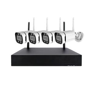 Kit NVR de 4 canales, WIFI, 3MP, CCTV, IP, a todo Color, cámara de Audio, intercomunicador, sistema NVR, conjunto inalámbrico - Product Image 2