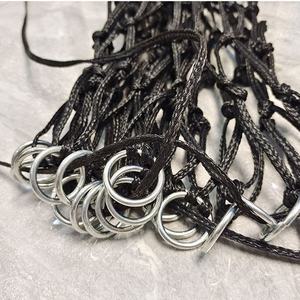 Tas jerami kuda multi spesifikasi apertur kecil perlengkapan jaring jerami portabel tas makan lambat bahan jerami PE tas jaring jerami - Product Image 3