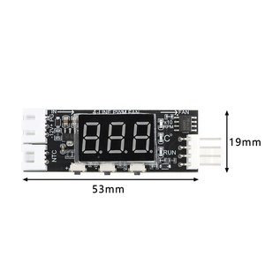 DC 12V4線式PWMファン温度制御ガバナー温度速度デジタルディスプレイサポート3Aファンオンオフ制御モジュール - Product Image 5