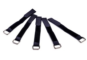 Brida de cable autoblocante ajustable con logotipo personalizado de Dansky con correa de gancho y bucle soldada y de proceso de costura - Product Image 5