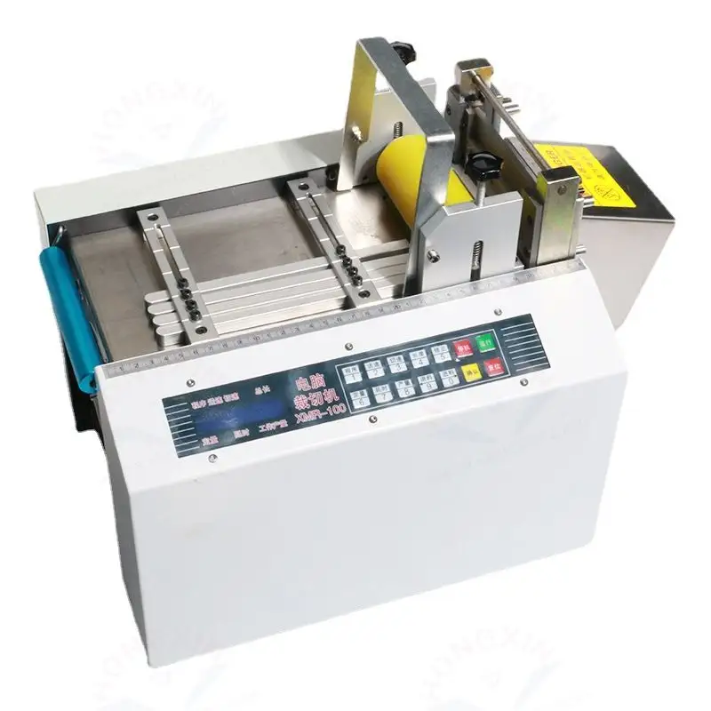 Máquina de corte automática de tubo de borracha de silicone pequena, máquina elétrica de corte de tubo de PVC, cortador de tubo retrátil