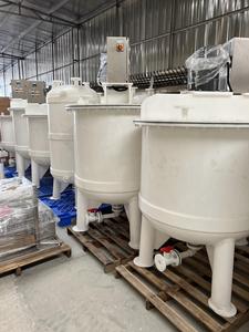 1000L PP Anti-Corrosive Mixing Tank Liquid Chemical Plastic <strong>Mixer</strong> Polypropylene Bleach Making Mixing Machine - Product Image 5