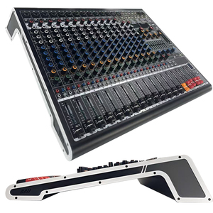 Mezcladores de sistema de sonido de música completa personalizados Control de consola con 14 entradas de micrófono 16 canales De mezclador Audio profesional