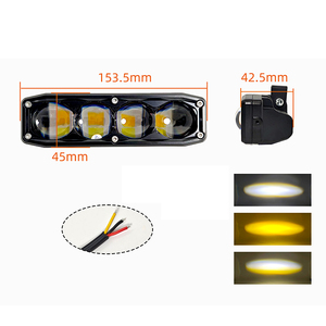 <strong>12v</strong> 4lens Motor Spotlight Bar Lights Motorcycle Dual Color <strong>23w</strong> <strong>Led</strong> Work Light Mini <strong>LED</strong> Driving Light for Atv Tractor - Product Image 5
