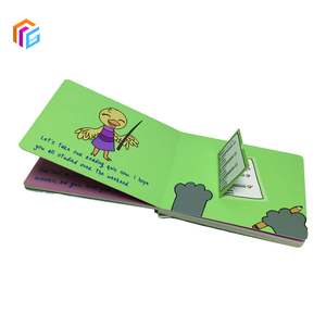 Fabrika özel çocuklar asansör Flap karton kitap yayıncılık baskı ilginç çocuk kartı karton kitap - Product Image 4