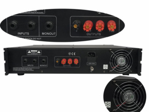 Sistema de sonido profesional pa, amplificador de audio digital híbrido, ip, para sistema de dirección público - Product Image 2