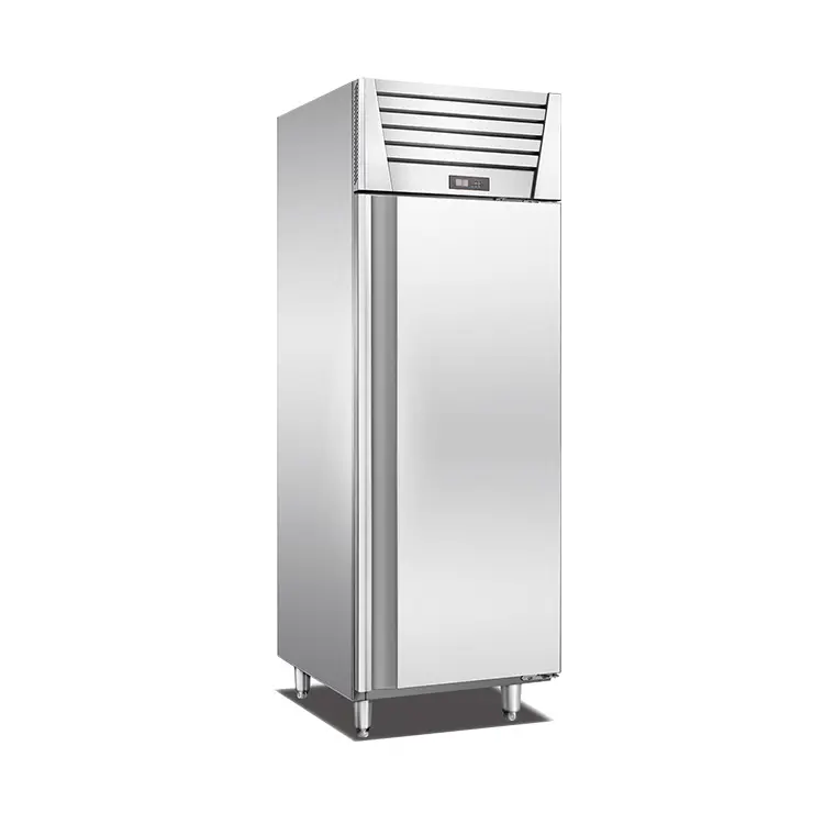 Congélateur vertical de viande de réfrigérateur commercial de porte simple de la bonne qualité 570L pour la cuisine