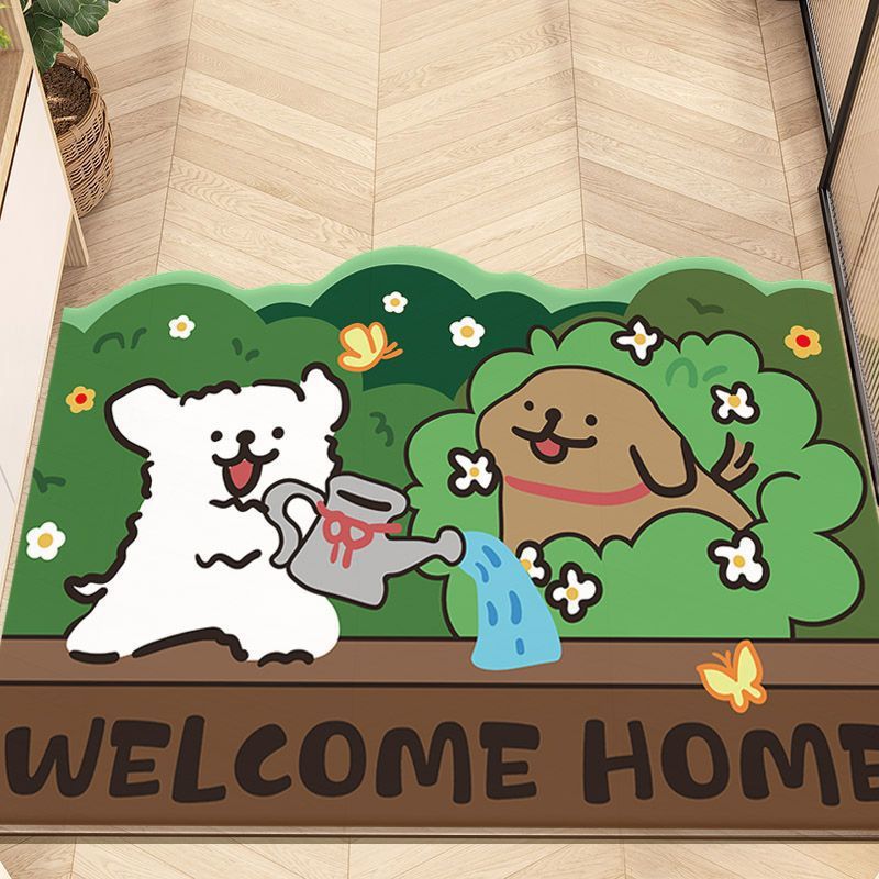 Watering Couple Dogs