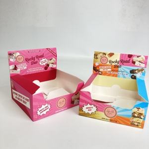 Estante de cartón de papel, producto listo, paquete de botella pequeña al por menor, caja de embalaje de exhibición de mostrador para Barra de Chocolate de proteína energética - Product Image 6