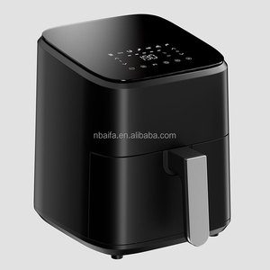 Aifa ventana de vidrio 4L 4,5 litros Capacidad Horno eléctrico Freidora de aire de estilo moderno con control digital Diseño de plástico cuadrado - Product Image 2