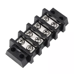 <strong>Double</strong> Row Rerminal <strong>Block</strong> 11.0mm Plastic Screw Power Barrier Strip <strong>Terminal</strong> <strong>Blocks</strong> - Product Image 1