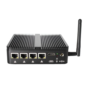 Mini PC Fanless J4125 4 * NIC Pfsense 1 * RS232 del router di VPN con il modulo 3G/4G di sostegno della scanalatura della carta SIM AES-NI micro apparecchio del Firewall - Product Image 1