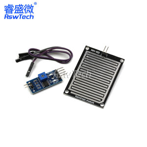 雨滴検知モジュール雨センサーモジュール気象水位表示モジュール水滴 - Product Image 2