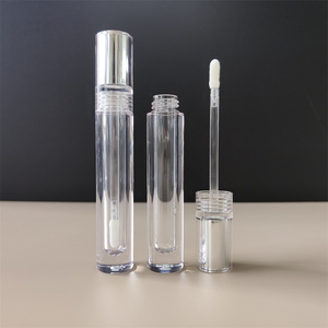 Lucidalabbra di forma rotonda da 4.6ml con tubo per lucidalabbra con punta a pennello per tubo contenitore per lucidalabbra vuoto all'ingrosso cosmetico - Product Image 6