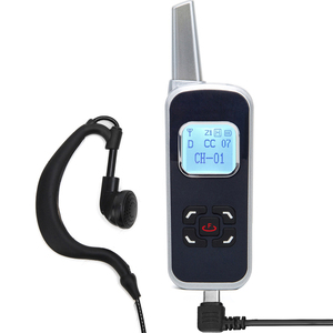 1100mAh HELIDA F712 Hand funkgerät mit Headset 2Watt DMR Digital Walkie Talkie UHF 400-470MHz Band-Funke mp fänger