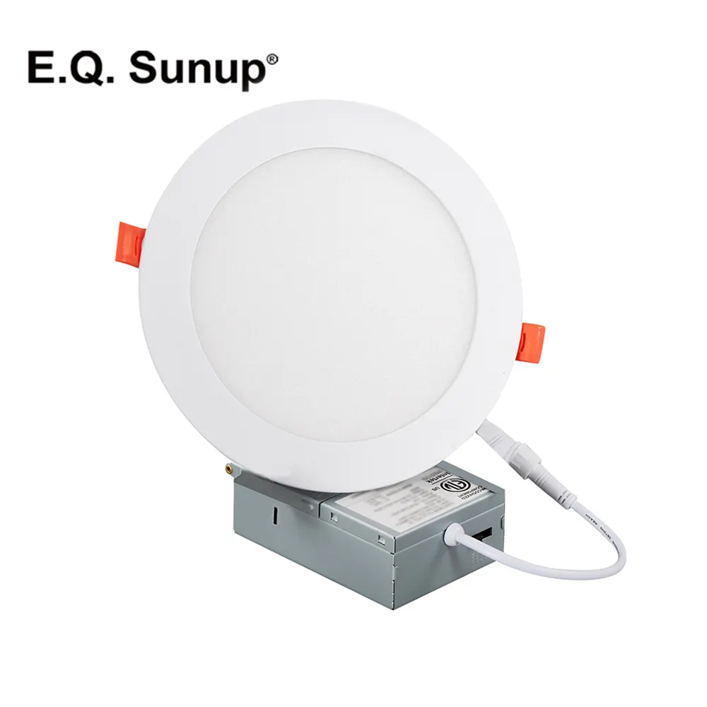 Luz Led de techo para interiores, Panel de luz Circular duradero, regulable, ultrafina, 5000k, 6w, 9w, 10w, 12w, 18w y 24w