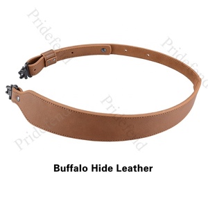 Durable Strap Metal Hardware Wide Mil-Spec Swivels Buffalo <strong>Hide</strong> Leather Sling - Product Image 2