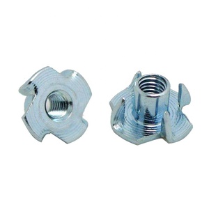 Tùy chỉnh các nhà sản xuất din1624 bốn Claw TEE <span class=keywords><strong>Nuts</strong></span> 5/16 \ "thép không gỉ t Nut với kẽm mạ kết thúc mạ kẽm các loại hạt - Product Image 6