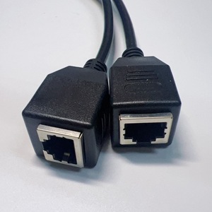 RJ45 Splitter LAN Ethernet adattatore cavo rete Internet cavo 1 maschio a 2 femmina adatto LAN presa Ethernet - Product Image 6