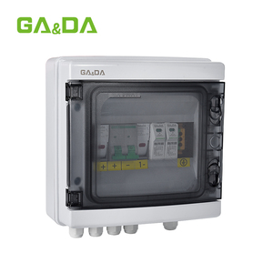 IP65プラスチックPVコンバイナーボックス1In1Out防水500VソーラーDC2ストリング500Vジャンクションボックス4入力1出力 - Product Image 3