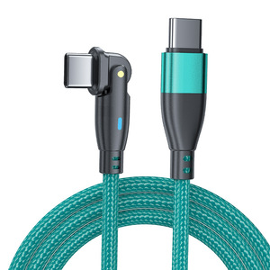 Hot Sale <strong>2</strong> <strong>in</strong> <strong>1</strong> Nylon 180 Degree Free Rotation 3a Fast Charging Usb Type c Data Cable Micro Usb c Charger Cable for Laptop Phone - Product Image 1