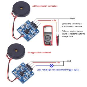 圧電振動センサーモジュールPiezoトランスデューサー電子アクセサリー - Product Image 3