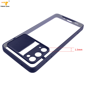 <span class=keywords><strong>2025</strong></span> yeni tasarım şeffaf telefon kılıfı TPU akrilik Samsung Samsung için cep telefonu kılıfı telefon kılıfı kapak sürgülü kamera