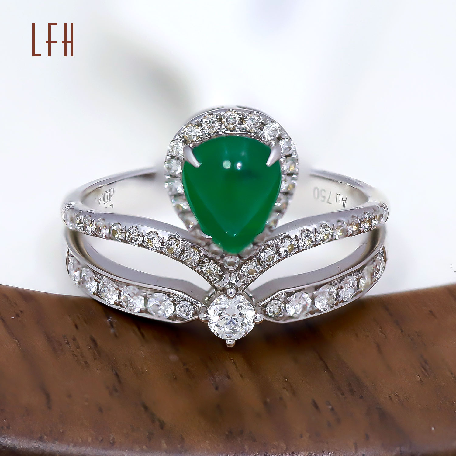 18K 0.92CT 4.15กรัม