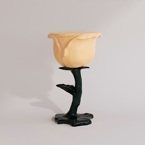 Tavolino Rose (colore albicocca caldo 35*33,8*58 cm) assemblato