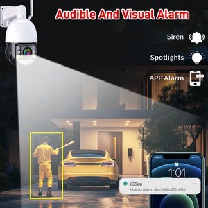 Noston Q10 8MP 50x Zoom açık güvenlik kamera gece görüş hareket algılama UHD Video Dome monitör iki yönlü interkom NVR CCTV