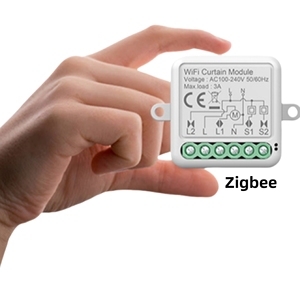 2024 Smart Home Mini Zigbee Wifi Módulo de interruptor inteligente Inalámbrico Oculto 1/2/3/4 Gang Flip Design Tuya APP Integration-Smart Life - Product Image 1