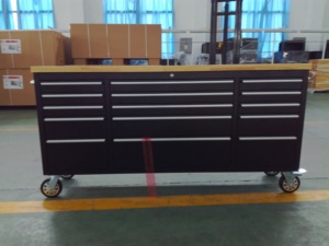 72英寸重型红色滚动工具箱车库工具箱滚轮工具柜 - Product Image 5