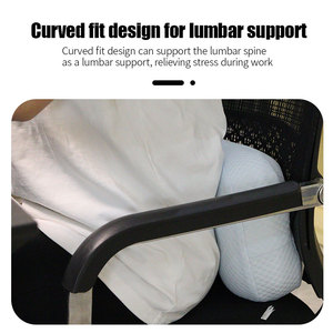 Tốt nhất người bán chỉnh hình du lịch gối vừa mềm mại Bộ nhớ bọt cho cổ khỏe mạnh dệt kim giường cổ tử cung hình dạng cho máy bay - Product Image 5