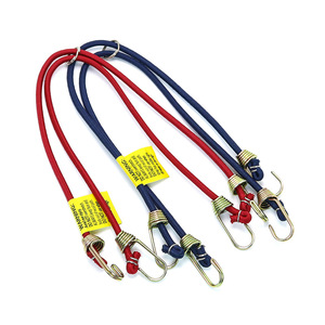 Alta tenacidad fuerte estiramiento al aire libre elástico látex Loop Mini Cuerdas elásticas con ganchos de metal - Product Image 2