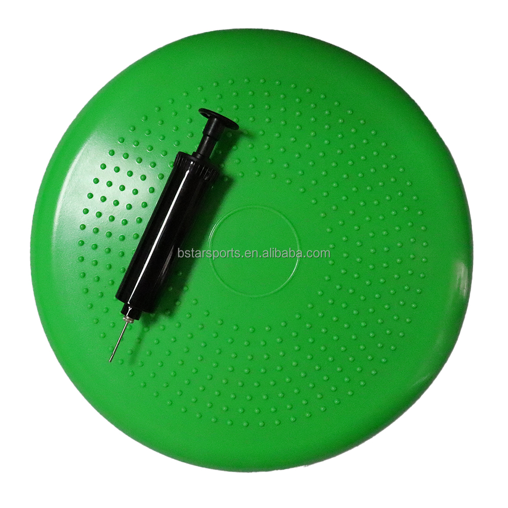 Coussin oscillant vert avec pompe
