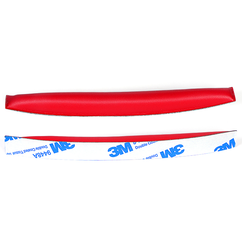 1 pièces en cuir protéiné-rouge-bandeau