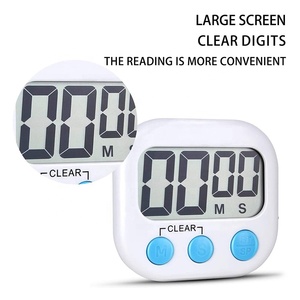 KH-TM001 Display a grande schermo alimentato a batteria cibo cucina elettronica conto alla rovescia magnetico LCD Mini simpatico Timer digitale da cucina - Product Image 4